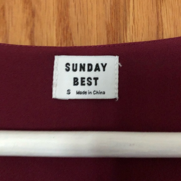 SUNDAY BEST TIE-FRONT BLOUSE - Picture 3 of 3